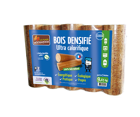 Buches densifiées Woodstock Bois