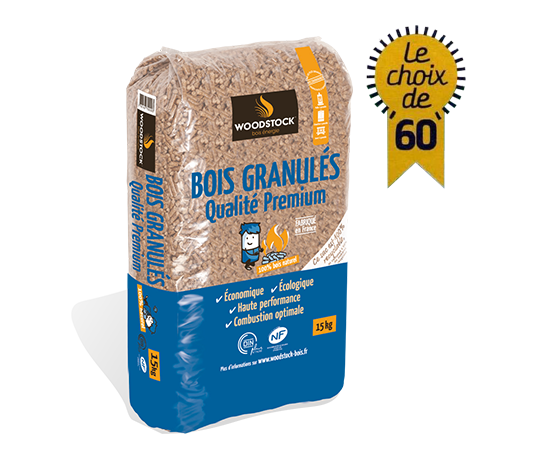 Granulés de bois premium - Pellets premium - Woodstock Bois